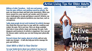 Active Living Tip Sheets