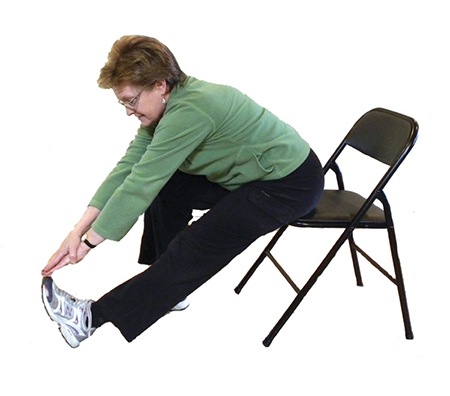 Flexion avant du tronc en position assise